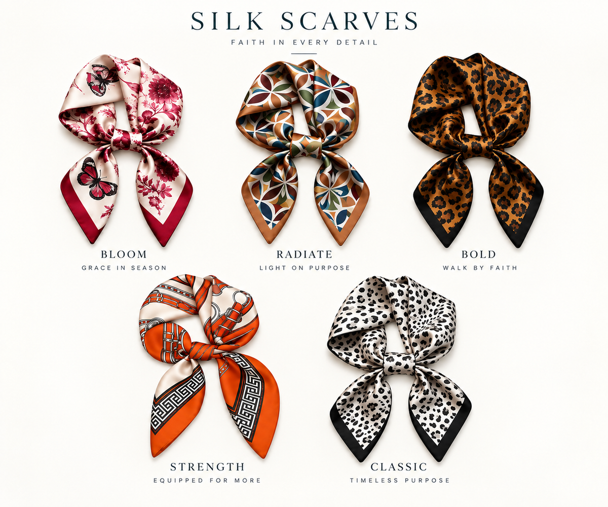 Teleo- Silk Scarves