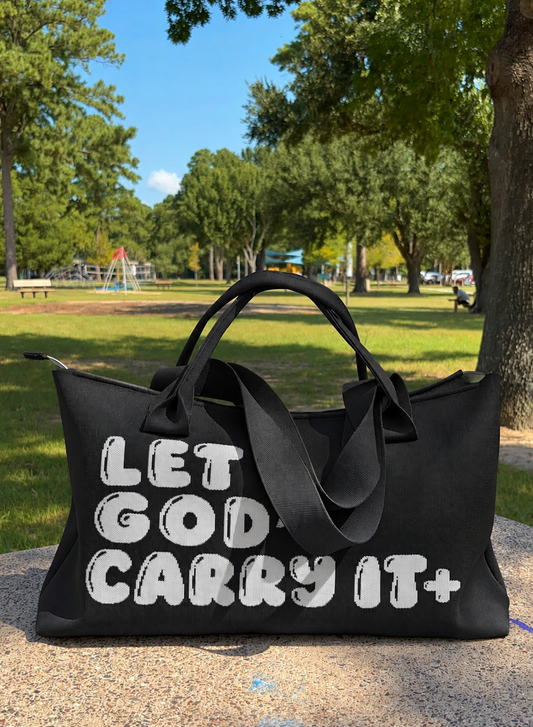 TELEO | Let God Carry It™Tote+ Wristlet Genesis |Selah