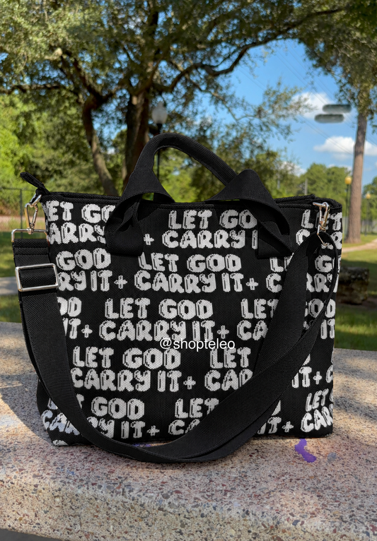 TELEO | Let God Carry It™ Tote+Wristlet EDEN|Selah