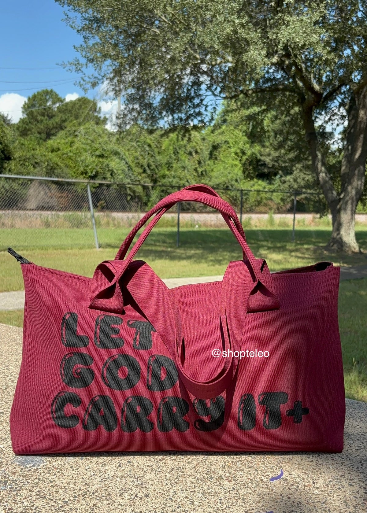 TELEO | Let God Carry It™ Genesis Tote|Hagar