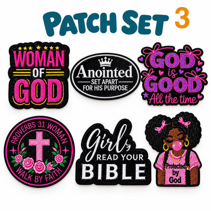 Teleo- Faith Embroidery Patches
