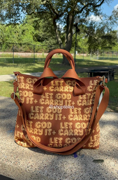 TELEO | Let God Carry It™ Tote| GENESIS+EDEN BUNDLE