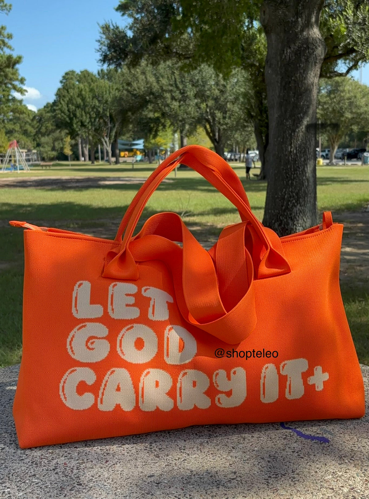 TELEO | Let God Carry It™ Tote| GENESIS+EDEN BUNDLE
