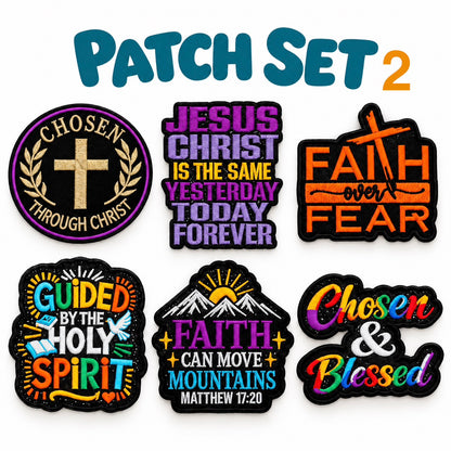 Teleo- Faith Embroidery Patches