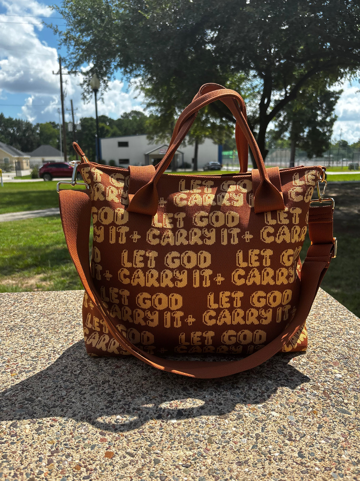 TELEO | Let God Carry It™ Eden Tote|Hannah