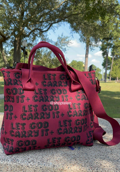 TELEO | Let God Carry It™ Eden Tote| Hagar
