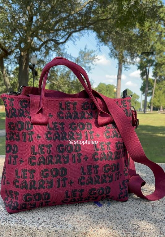 TELEO | Let God Carry It™ Eden Tote| Hagar