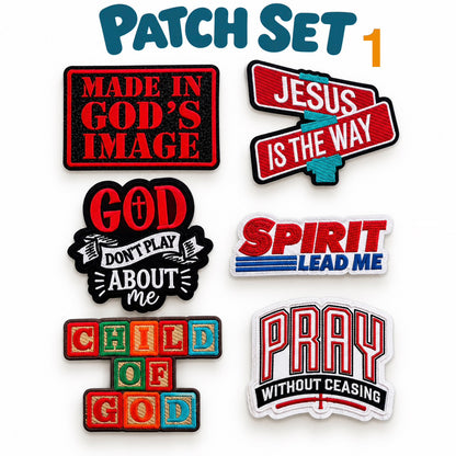 Teleo- Faith Embroidery Patches