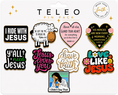 Teleo Faith Pack| Enamel Pins
