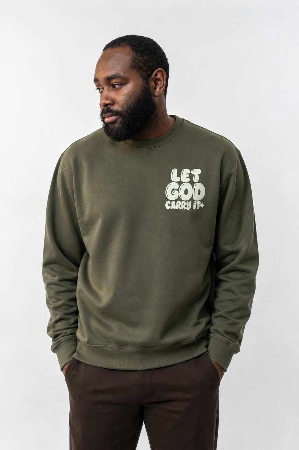 Teleo-Let God Carry it Sweatshirt