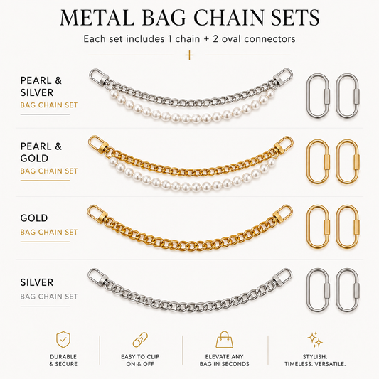 Teleo- Metal Bag Chain Set