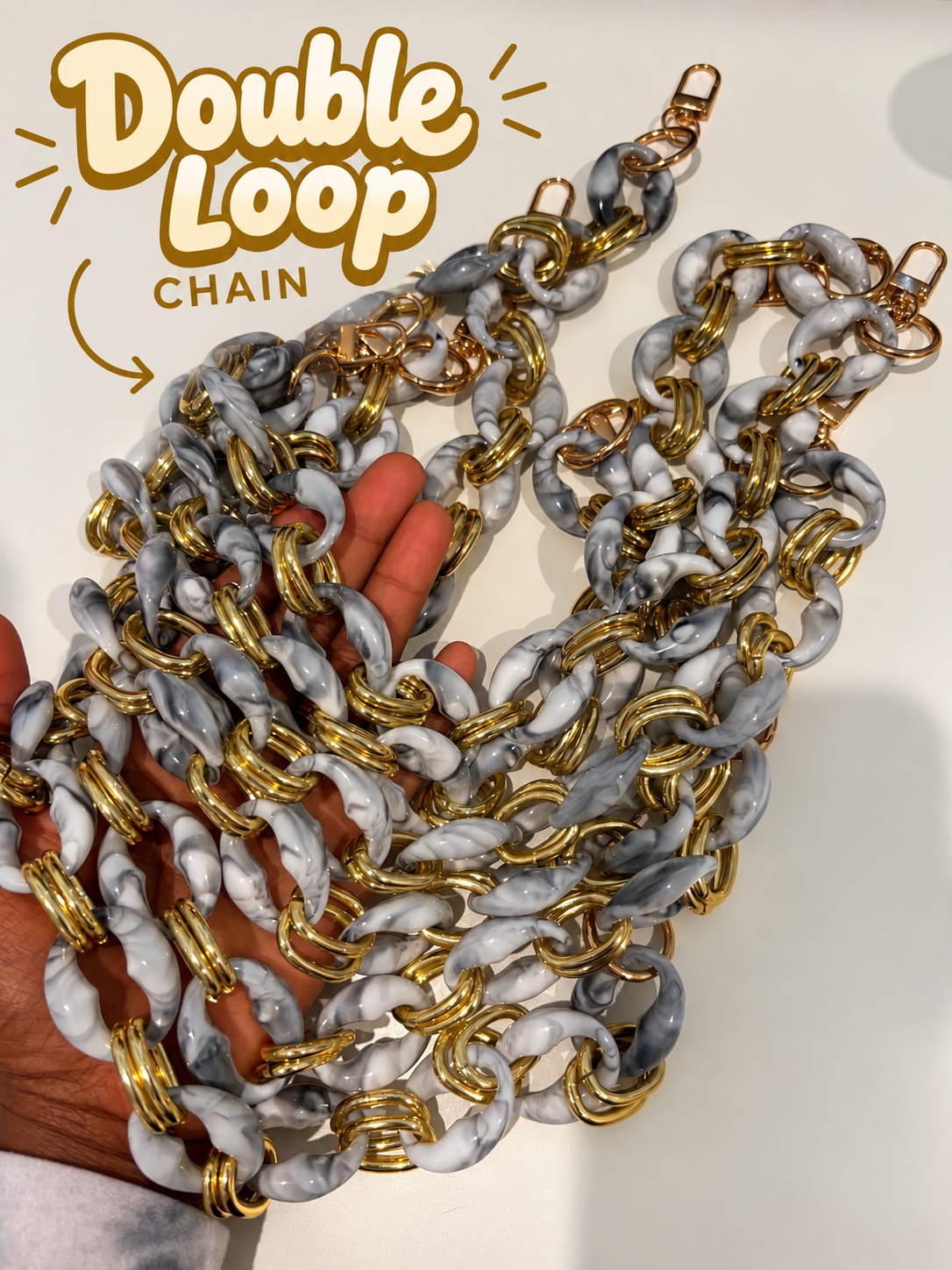 Teleo-  Bag Charm| Grey Cowrie