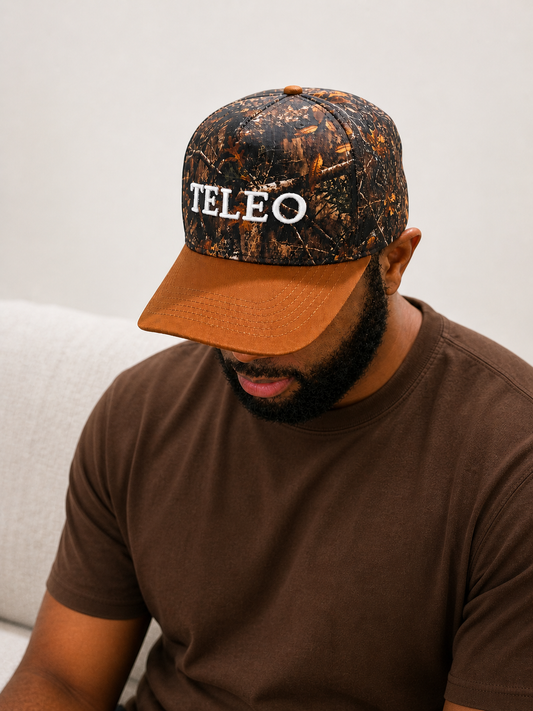 Teleo-SnapBack Hat|Camo Brown